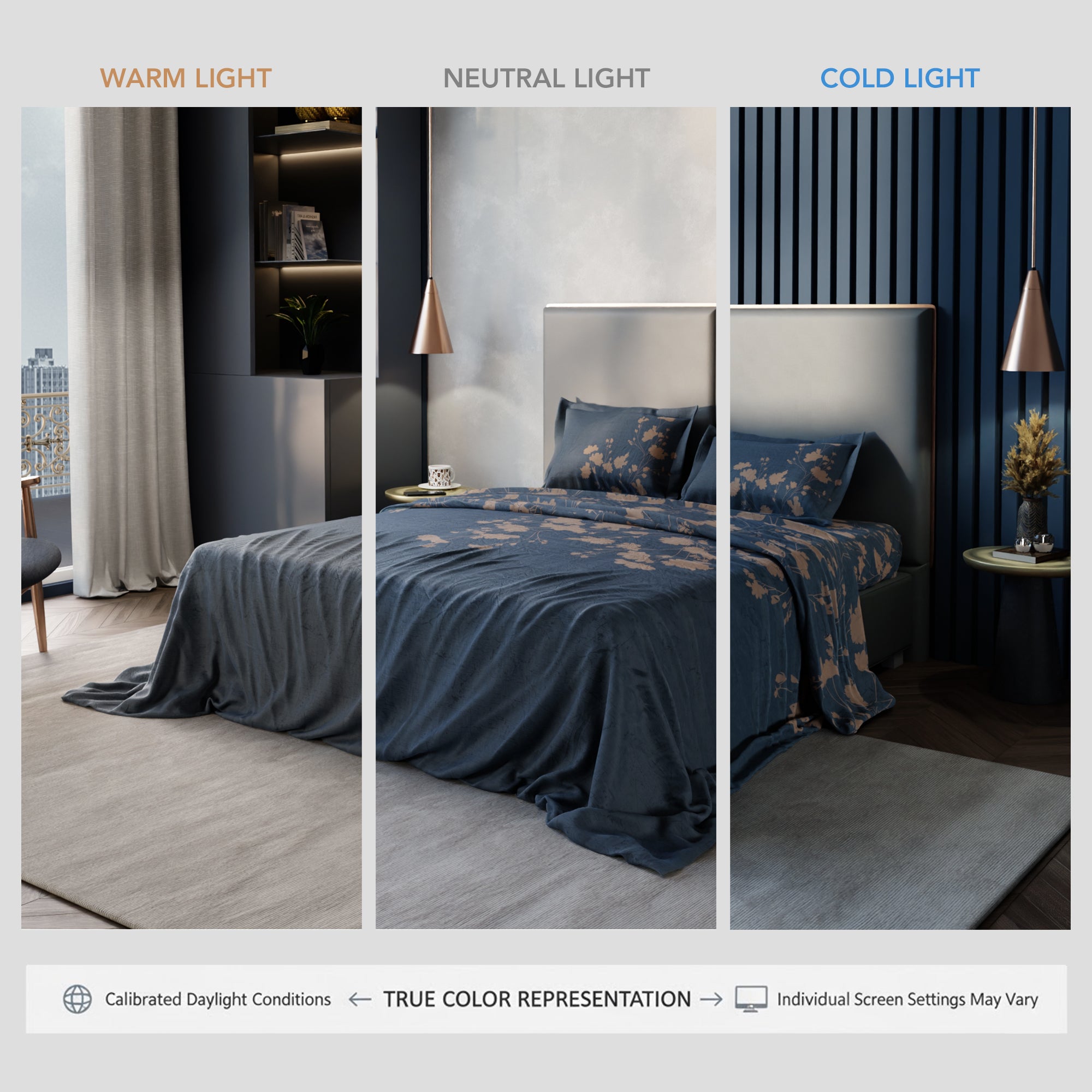 Seine Shade 100% Cotton Bedsheet Set