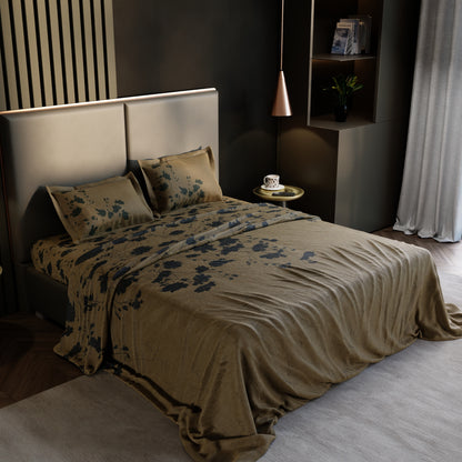 Ochre Shade	100% Cotton Bedsheet Set