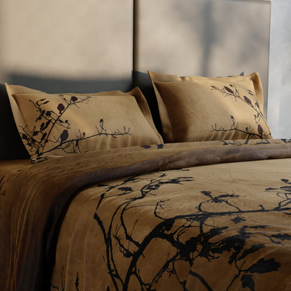 Autumn Perch 100% Cotton Bedsheet Set