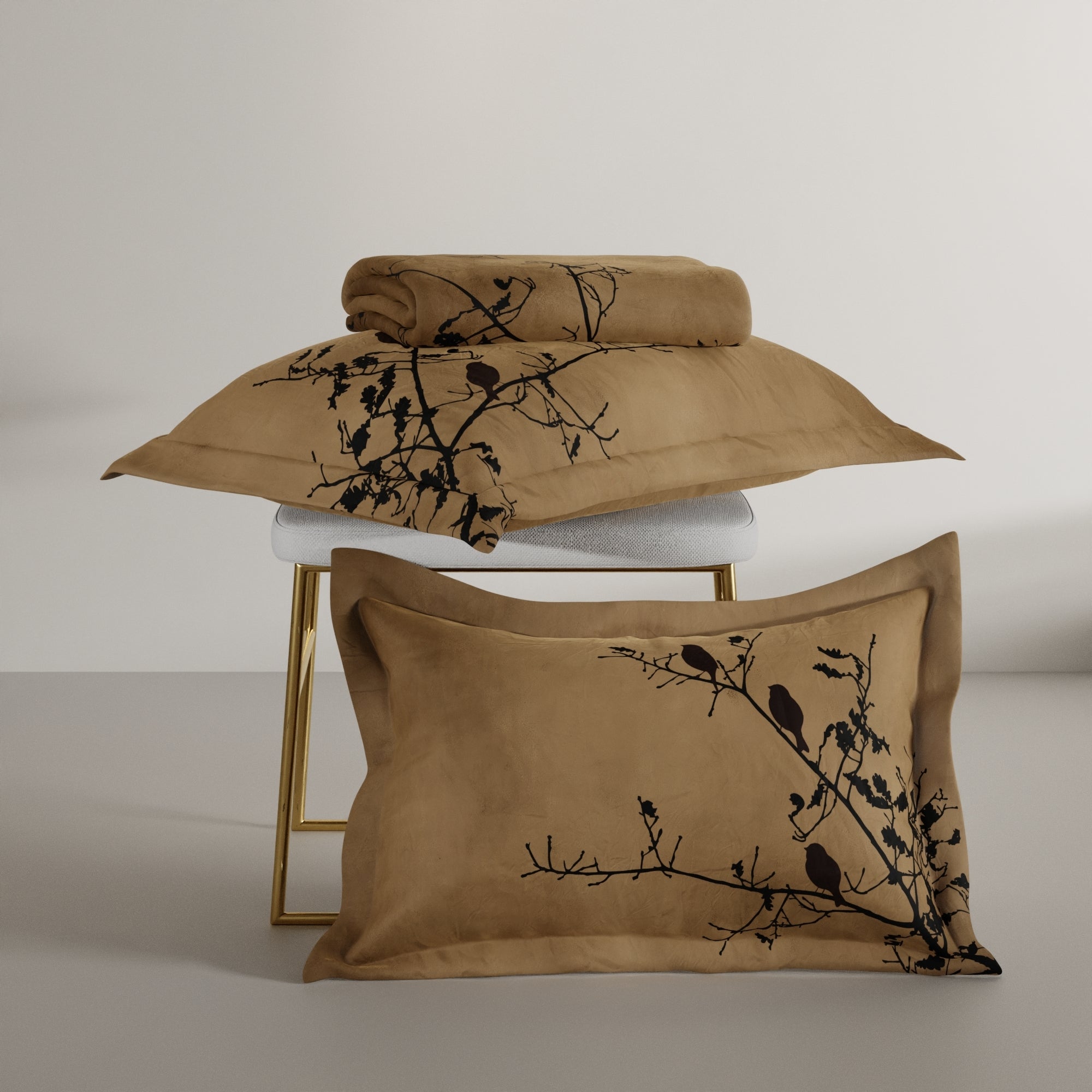 Autumn Perch 100% Cotton Bedsheet Set