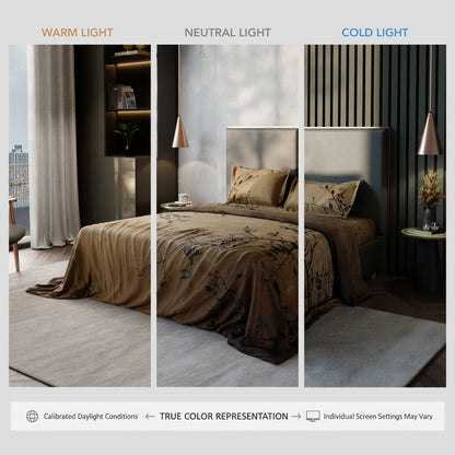 Autumn Perch 100% Cotton Bedsheet Set