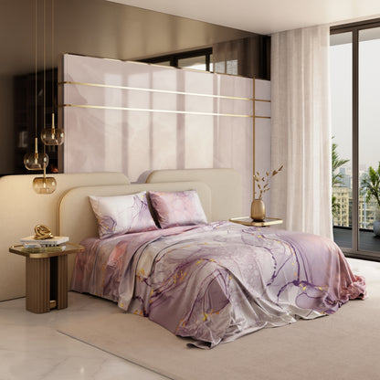 Beneath Lavender Skies Bedsheet Set