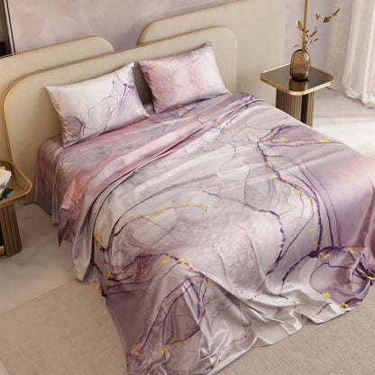 Beneath Lavender Skies Bedsheet Set