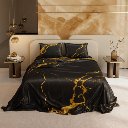 Embers in the Dark King Bedsheet Set