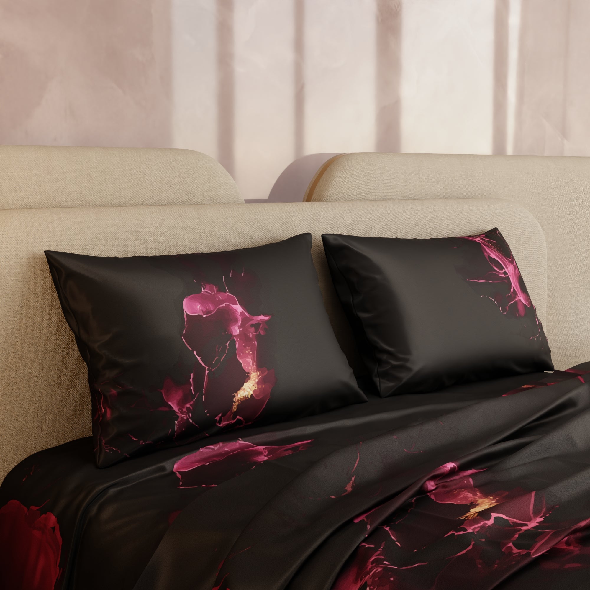 Shadows of the Flame King Bedsheet Set