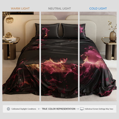Shadows of the Flame King Bedsheet Set