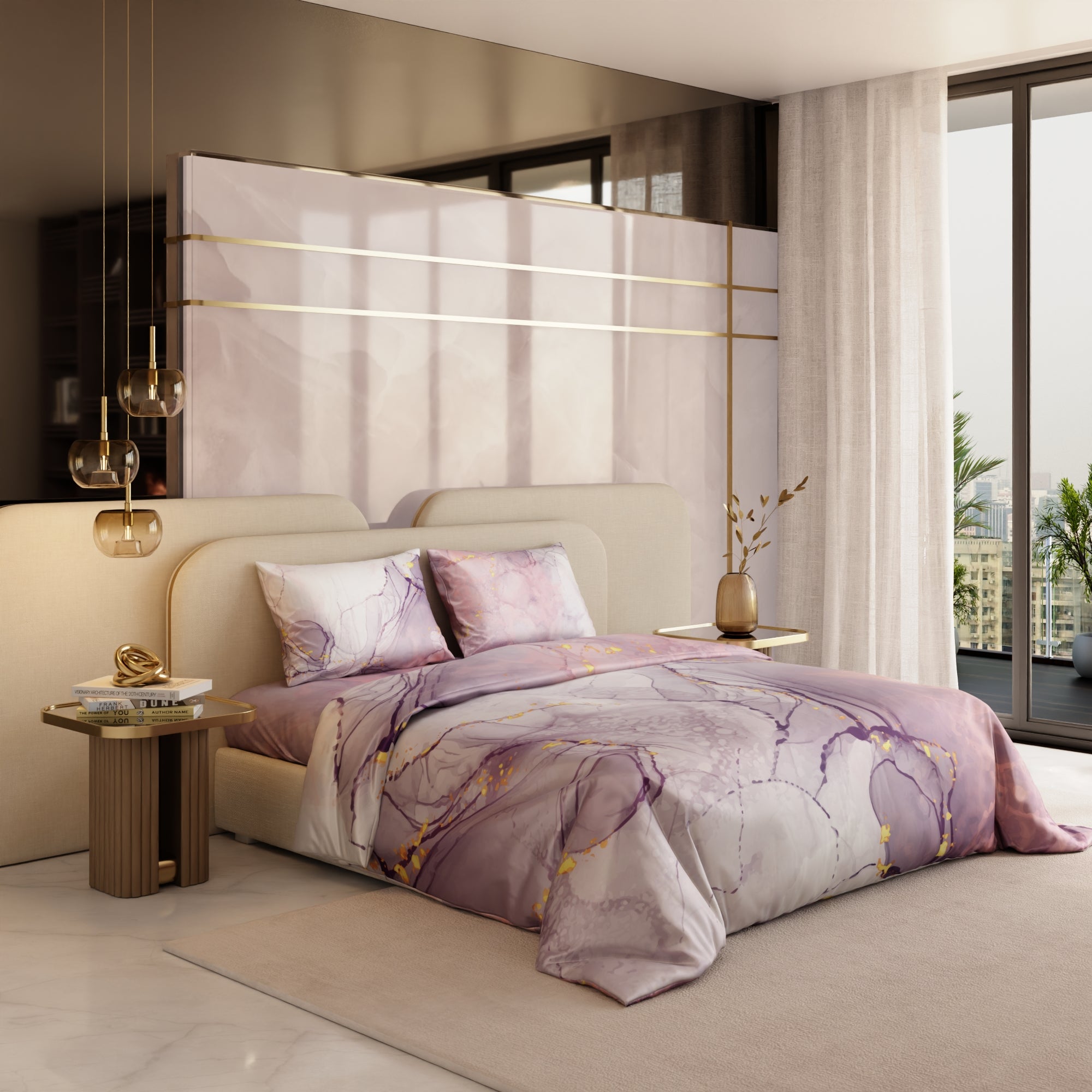 Beneath Lavender Skies Comforter