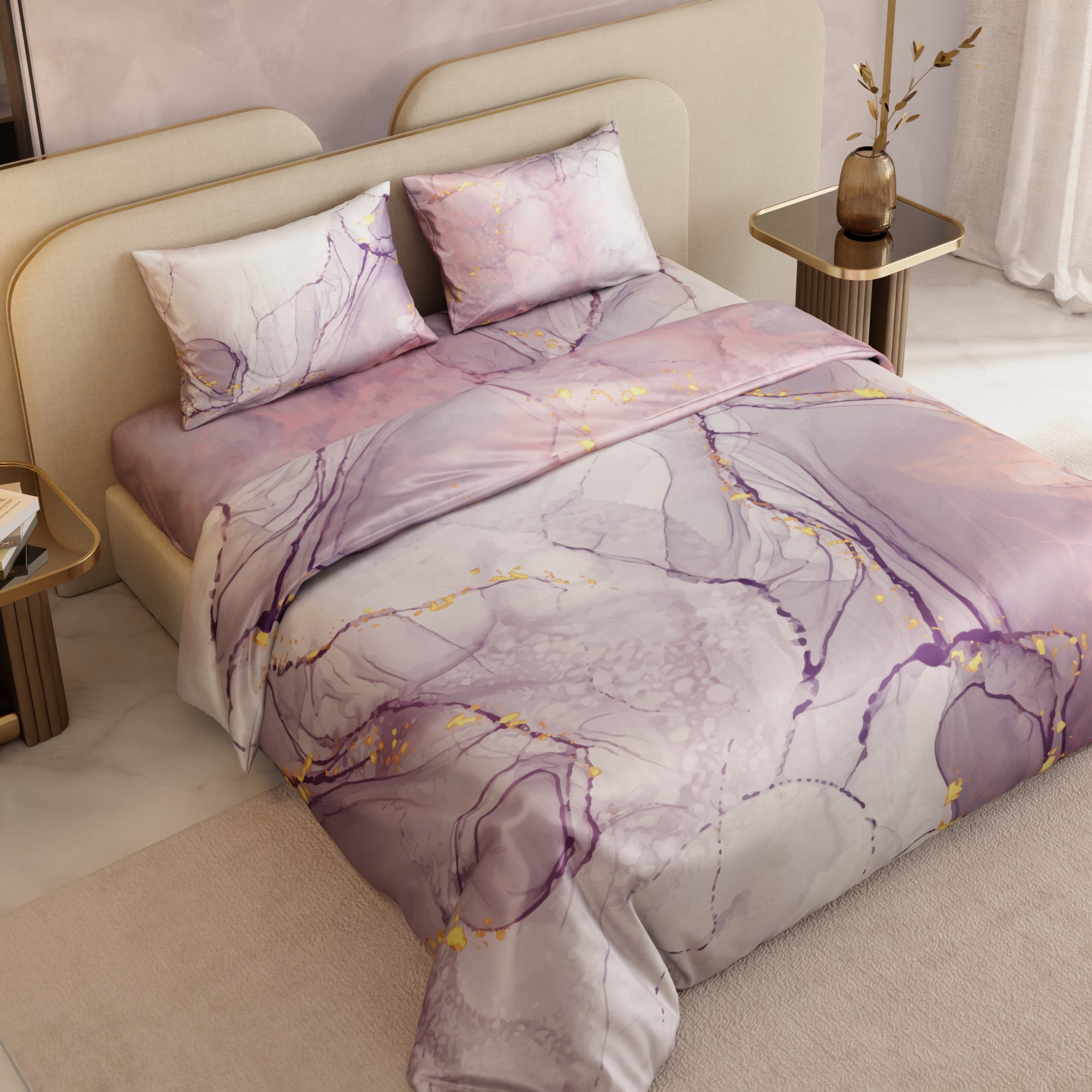 Beneath Lavender Skies Comforter