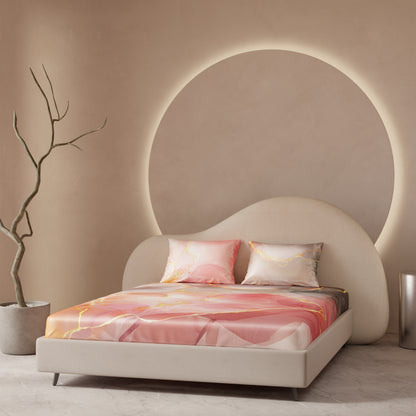 Dawn’s Brushstroke Fitted Bedsheet Set