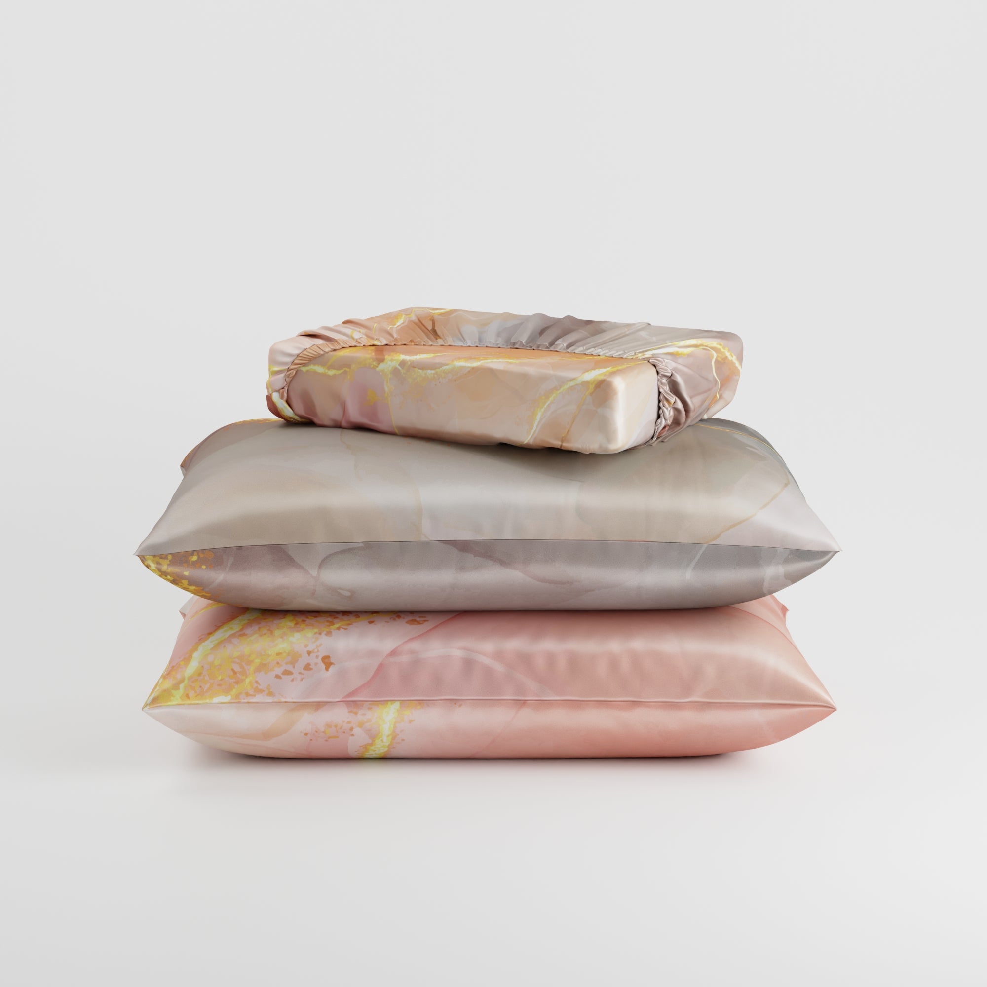 Dawn’s Brushstroke Fitted Bedsheet Set