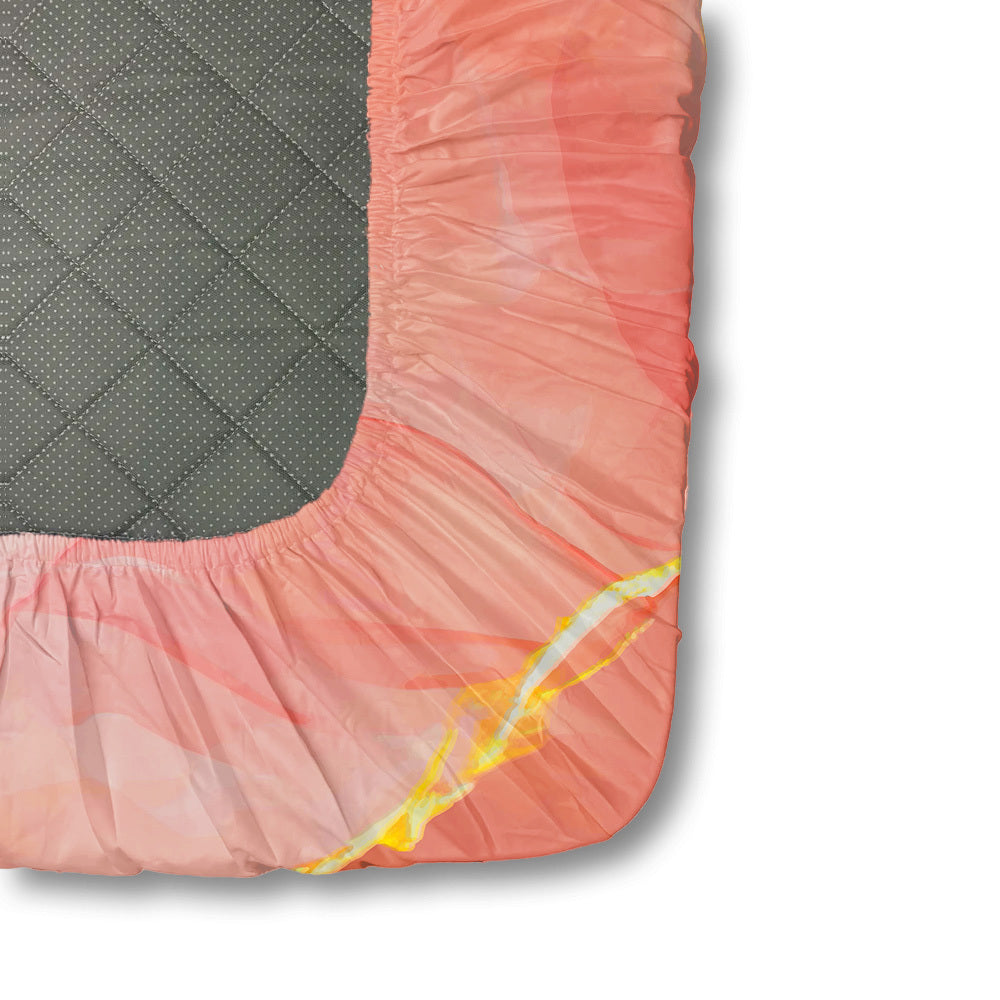 Dawn’s Brushstroke Fitted Bedsheet Set