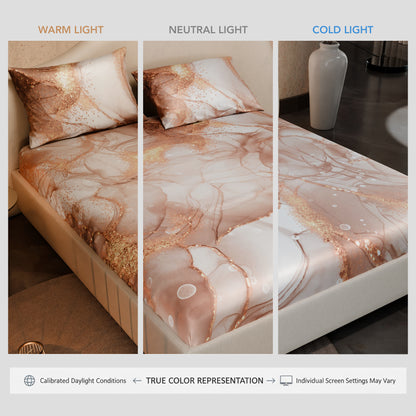 Serenade in Champagne Fitted Bedsheet Set