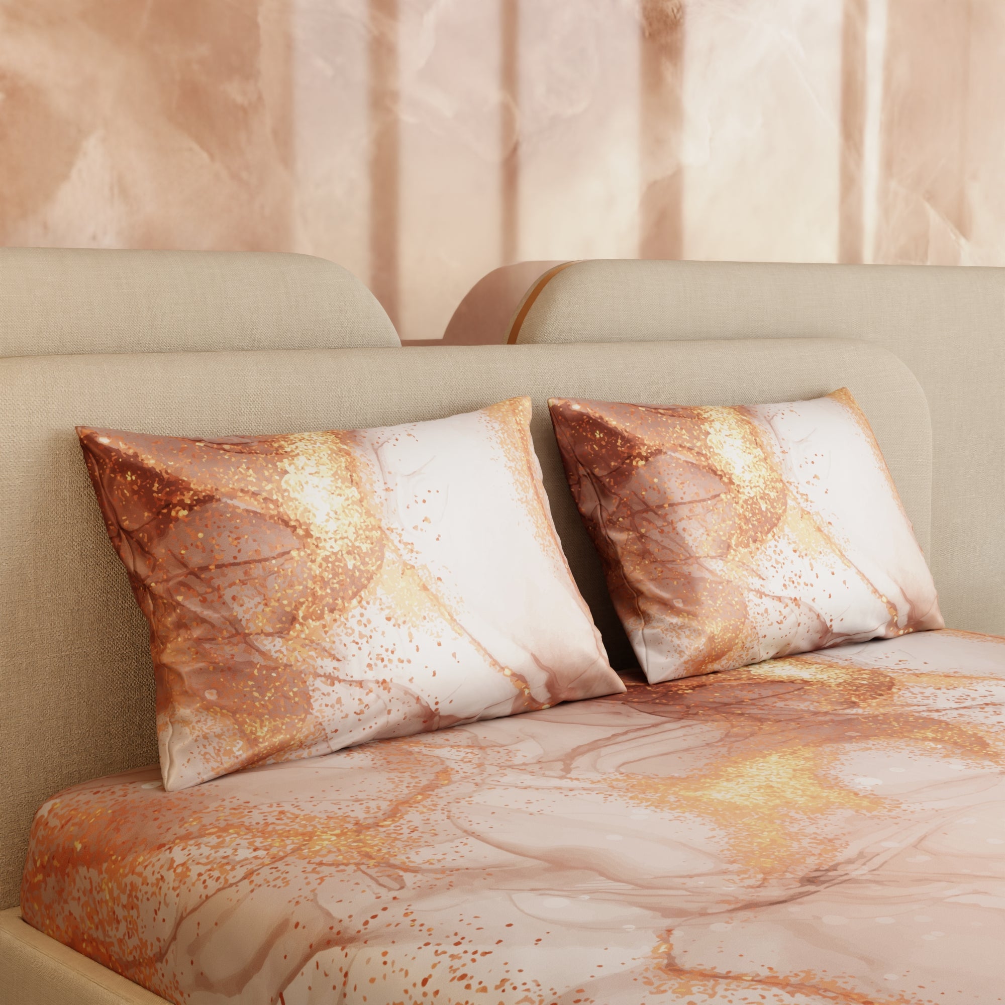 Serenade in Champagne Fitted Bedsheet Set