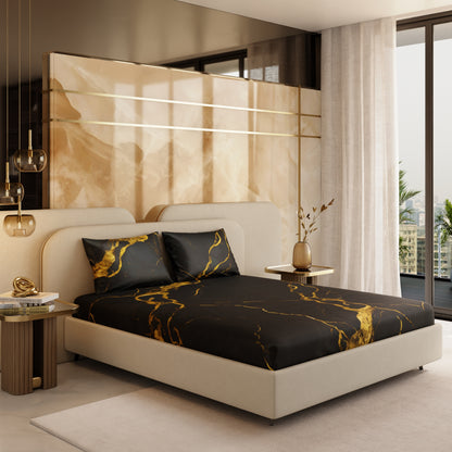 Embers in the Dark Fitted Bedsheet Set