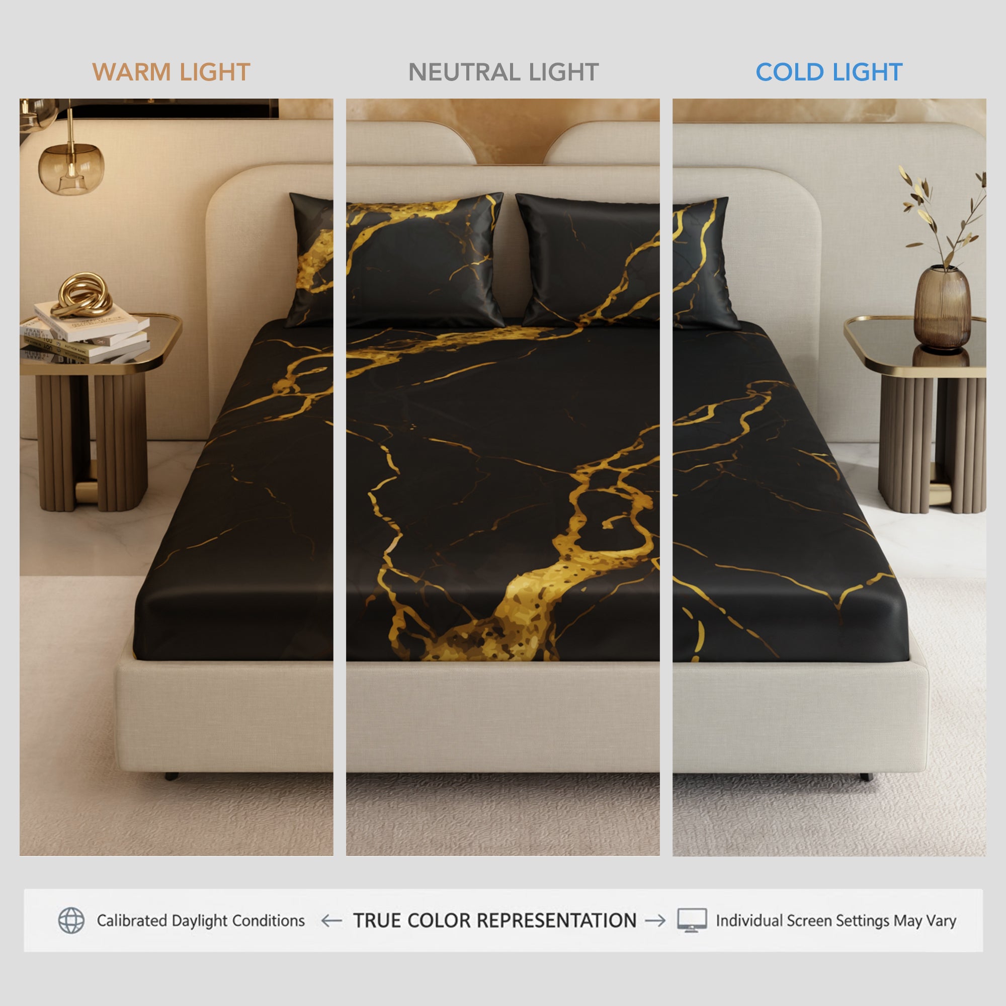 Embers in the Dark Fitted Bedsheet Set