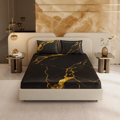 Embers in the Dark Fitted Bedsheet Set