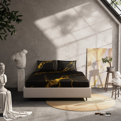 Embers in the Dark Fitted Bedsheet Set