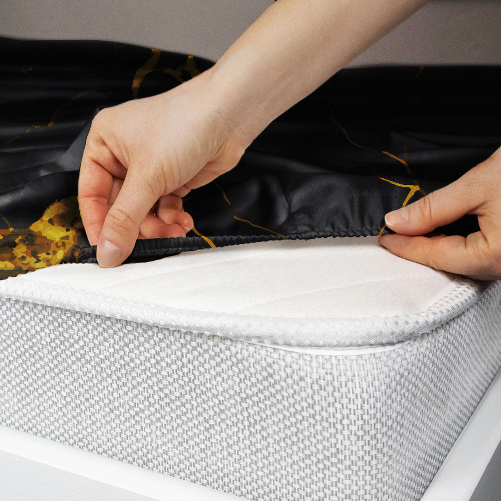 Embers in the Dark Fitted Bedsheet Set