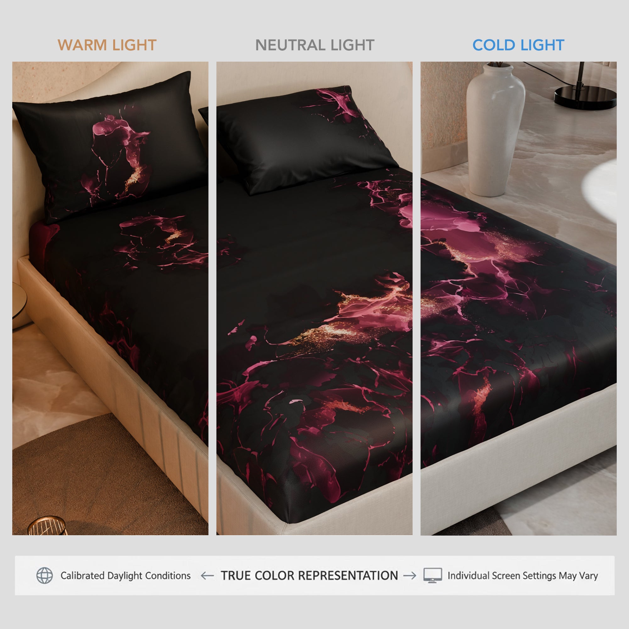 Shadows of the Flame Fitted Bedsheet Set
