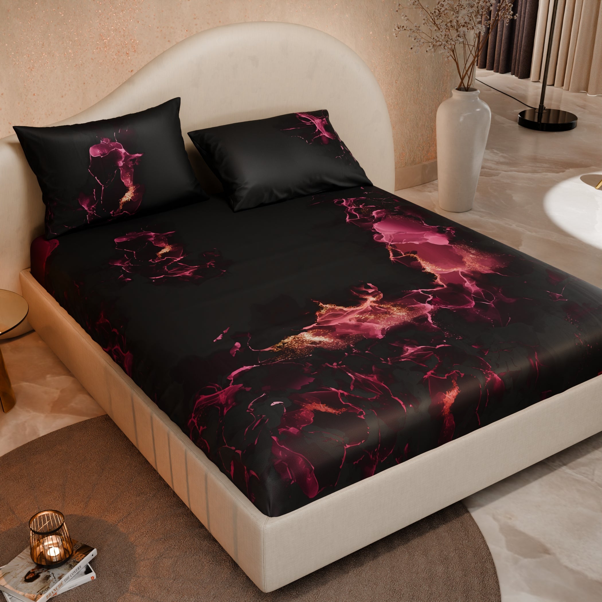 Shadows of the Flame Fitted Bedsheet Set