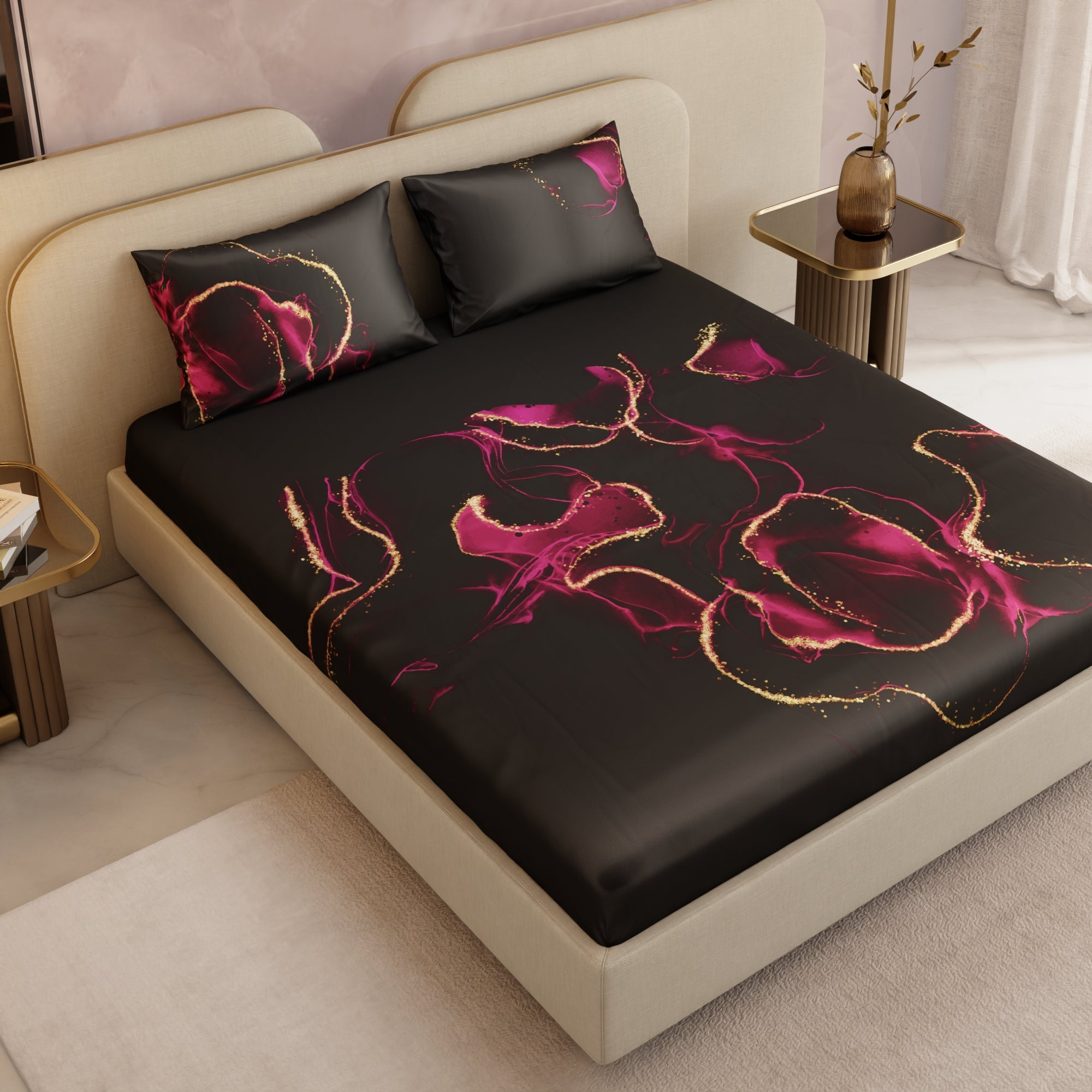 Bloom of Eternity Fitted Bedsheet Set
