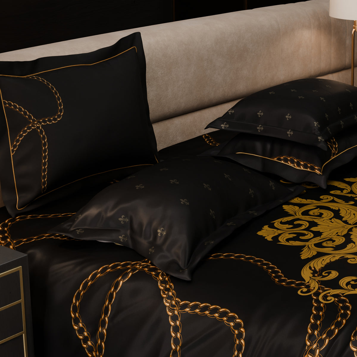 Masquerade Drama UltraSatin Bedsheet Set