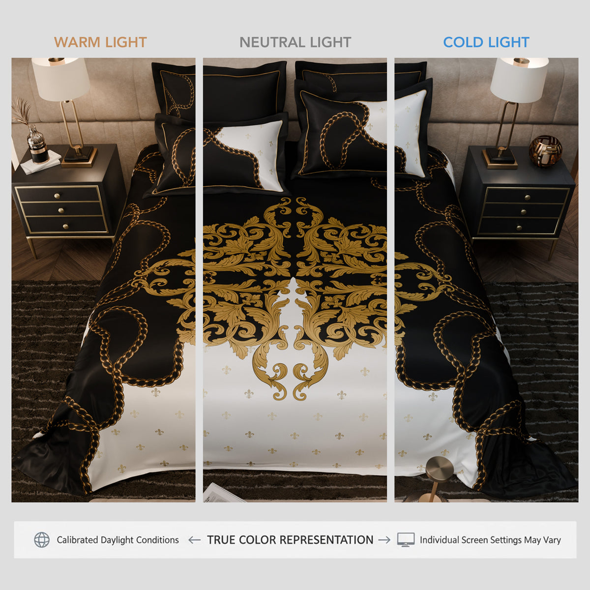 Masquerade Drama UltraSatin Bedsheet Set
