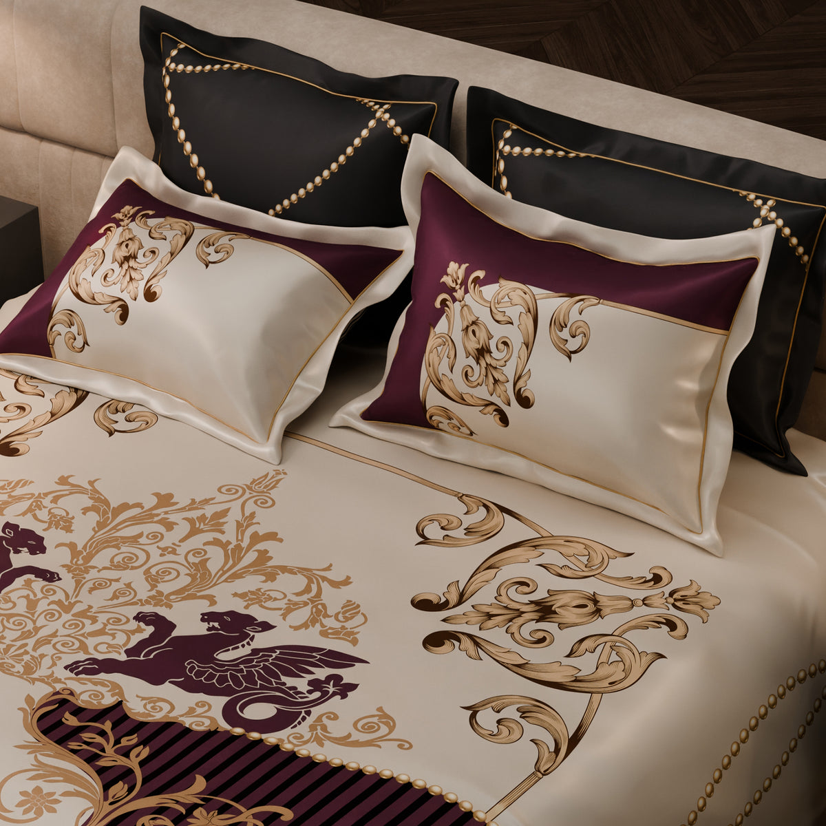 Dame Magnifique UltraSatin Bedsheet Set