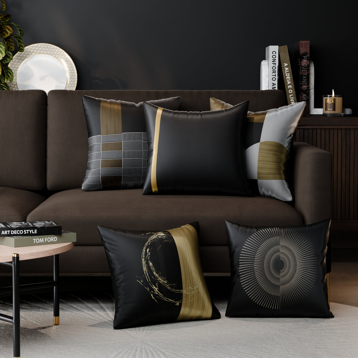 Anastasia’s Reign Cushion Cover 5 Pc Set