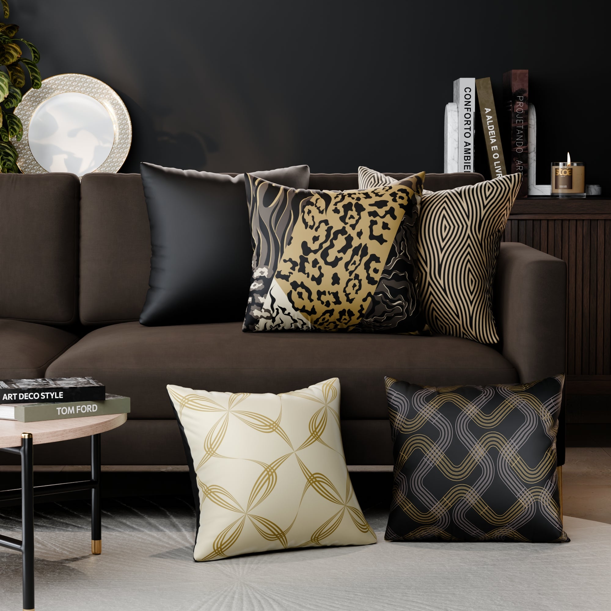 Anastasia’s Sovereign Cushion Cover 5 Pc Set