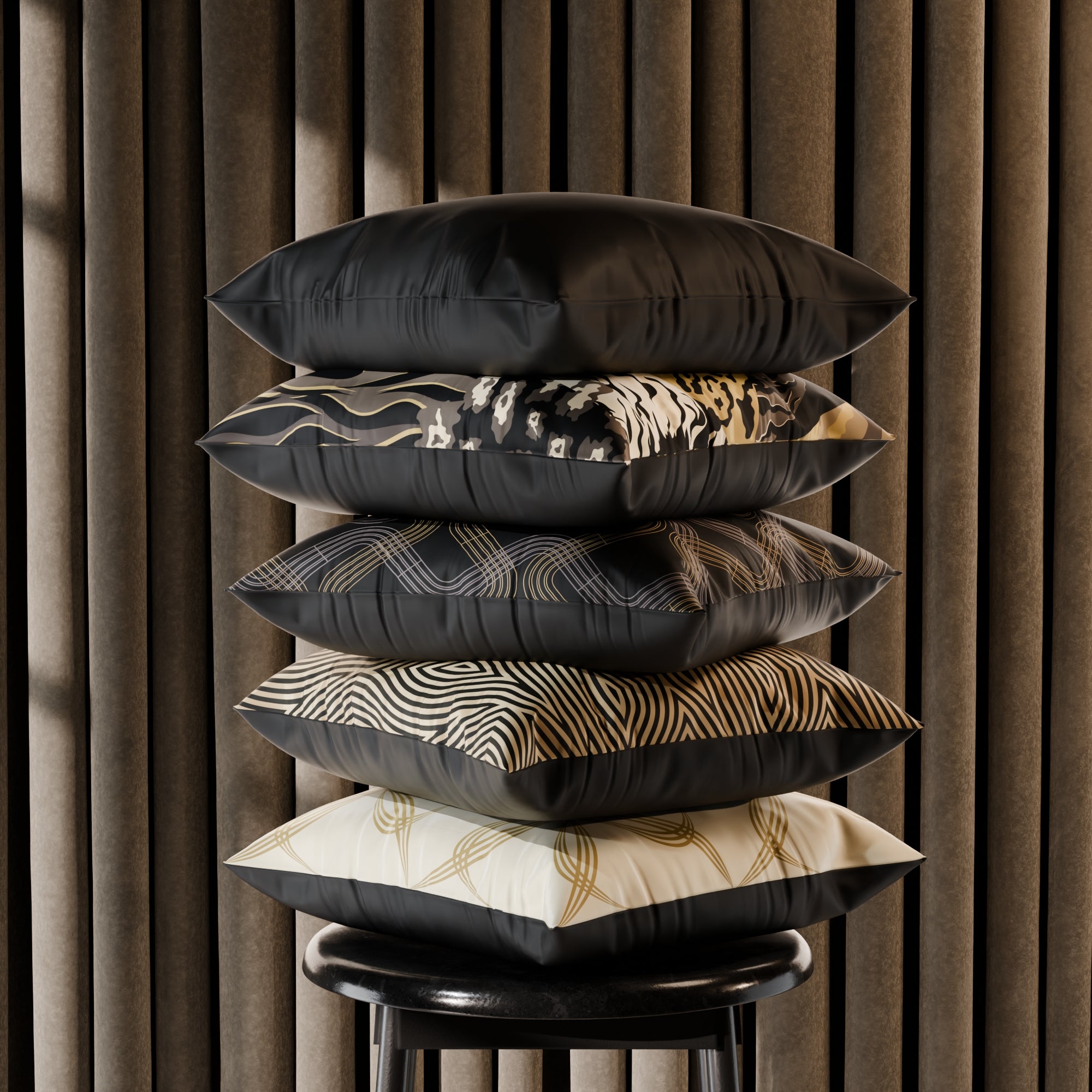 Anastasia’s Sovereign Cushion Cover 5 Pc Set