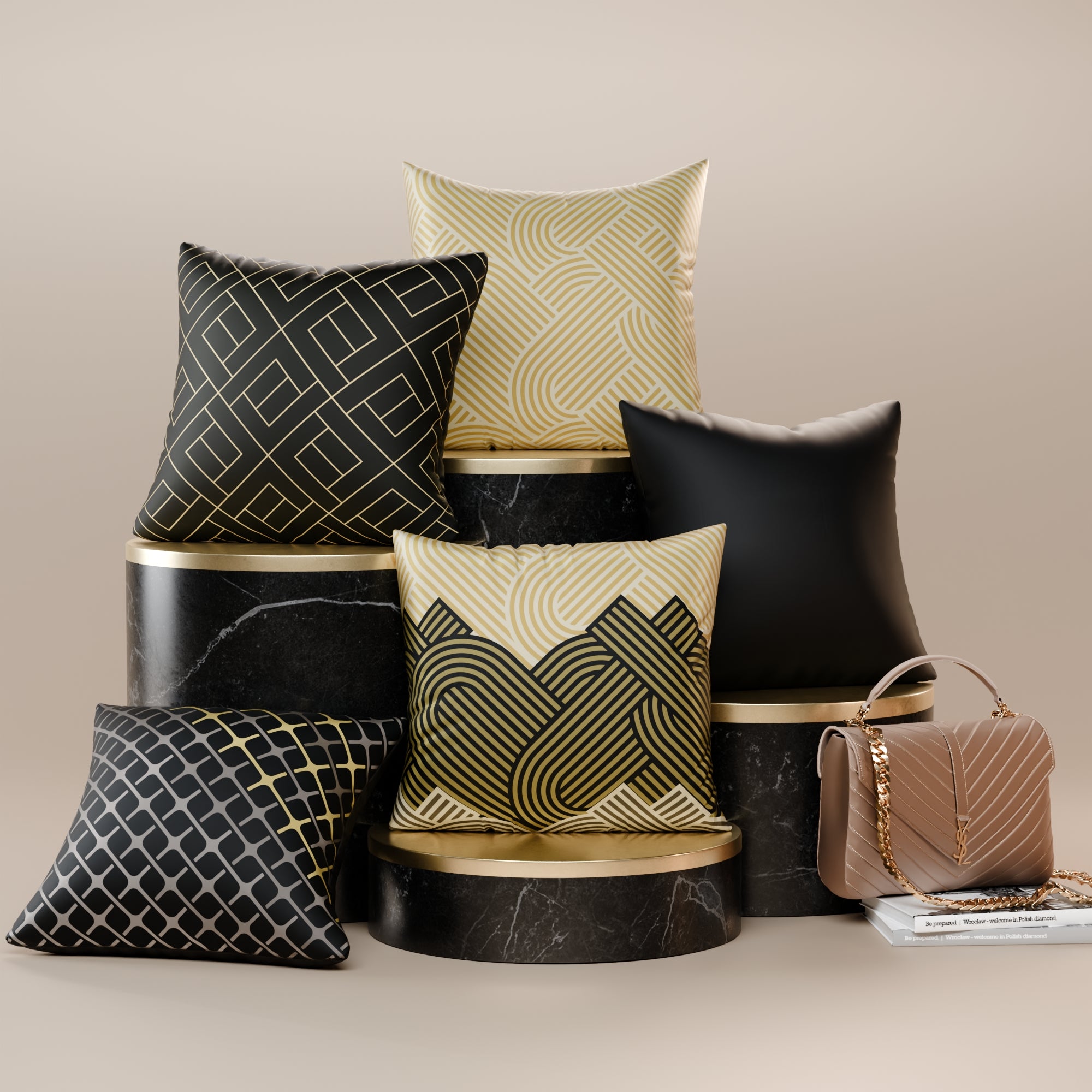 Anastasia’s Waltz Cushion Cover 5 Pc Set