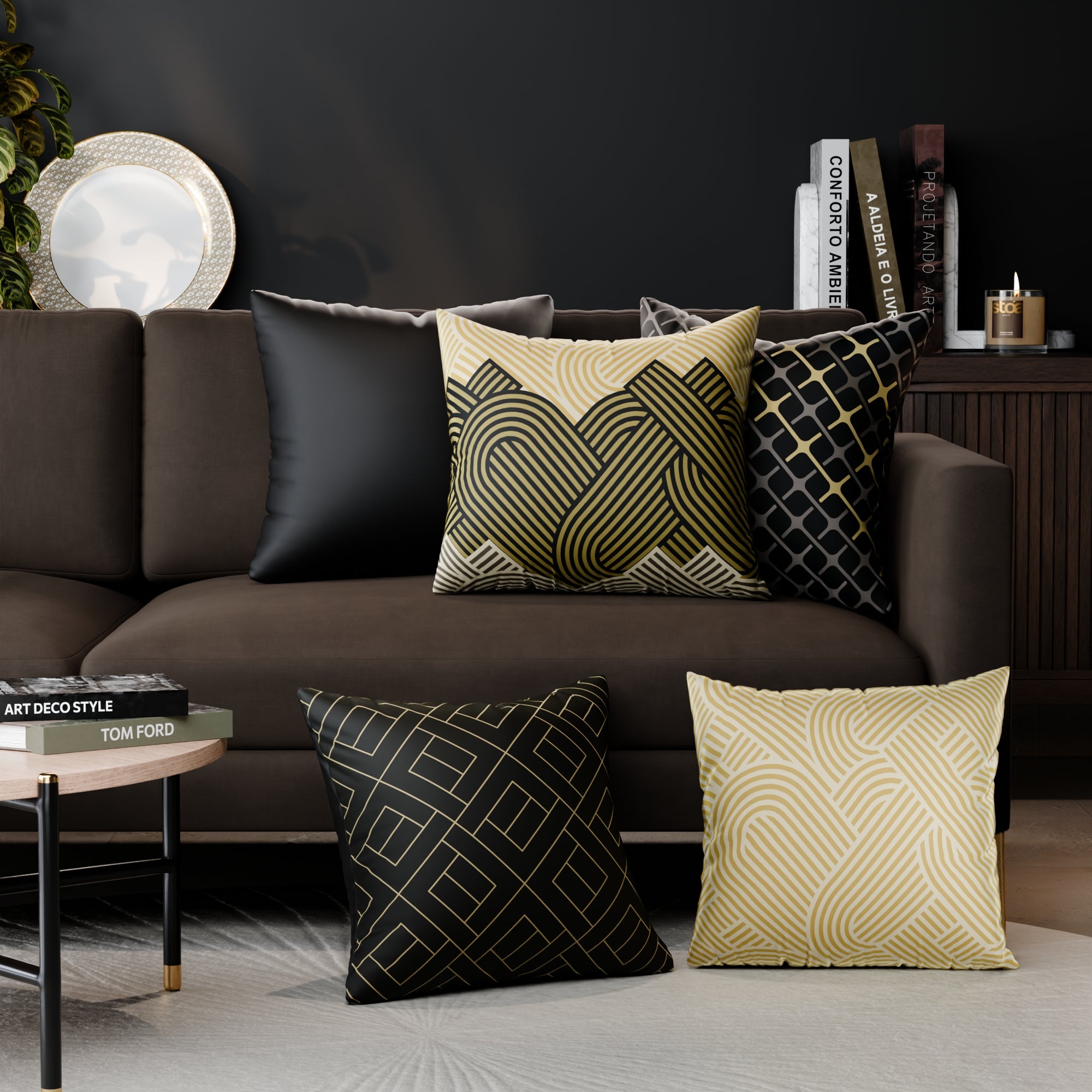Anastasia’s Waltz Cushion Cover 5 Pc Set