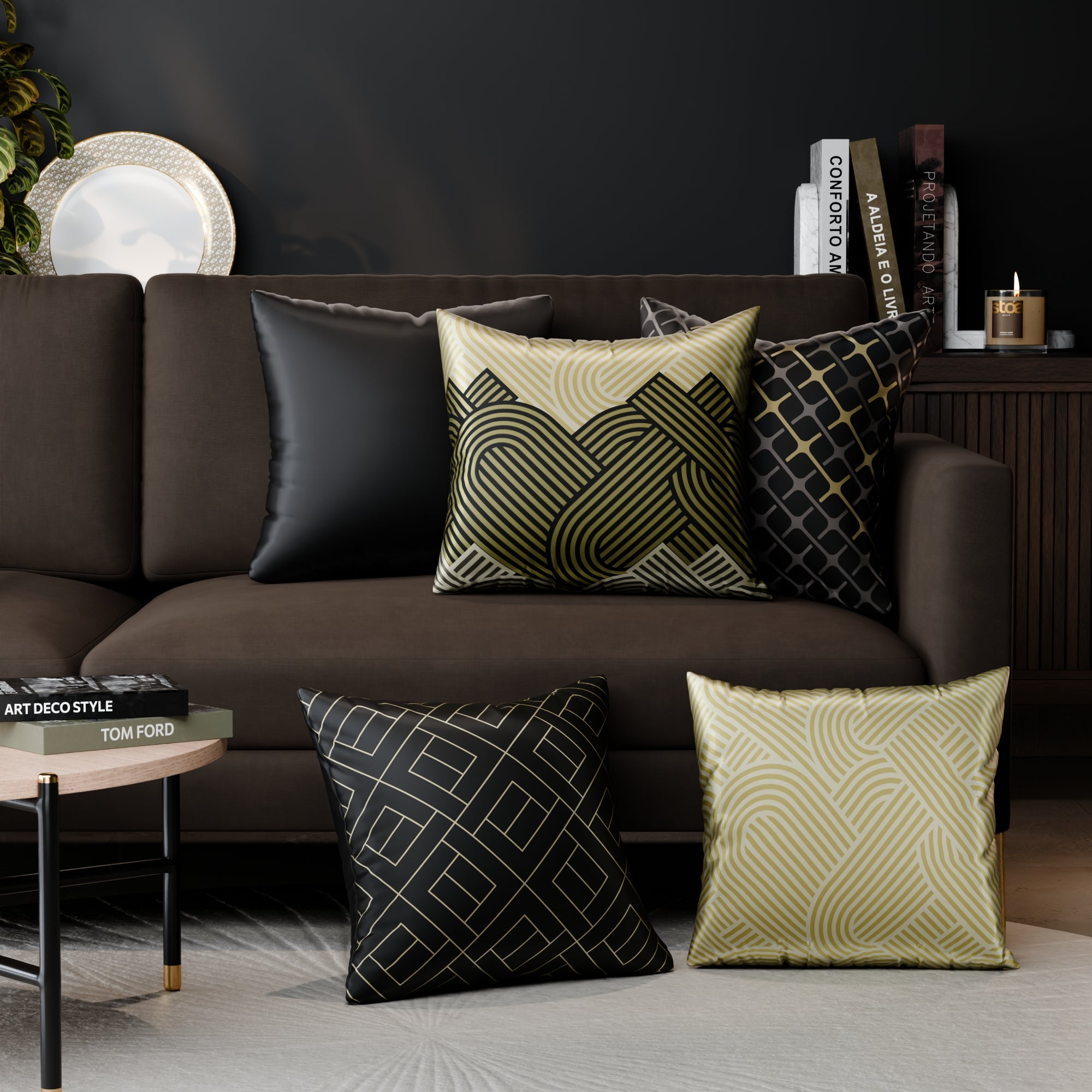 Anastasia’s Waltz Cushion Cover 5 Pc Set