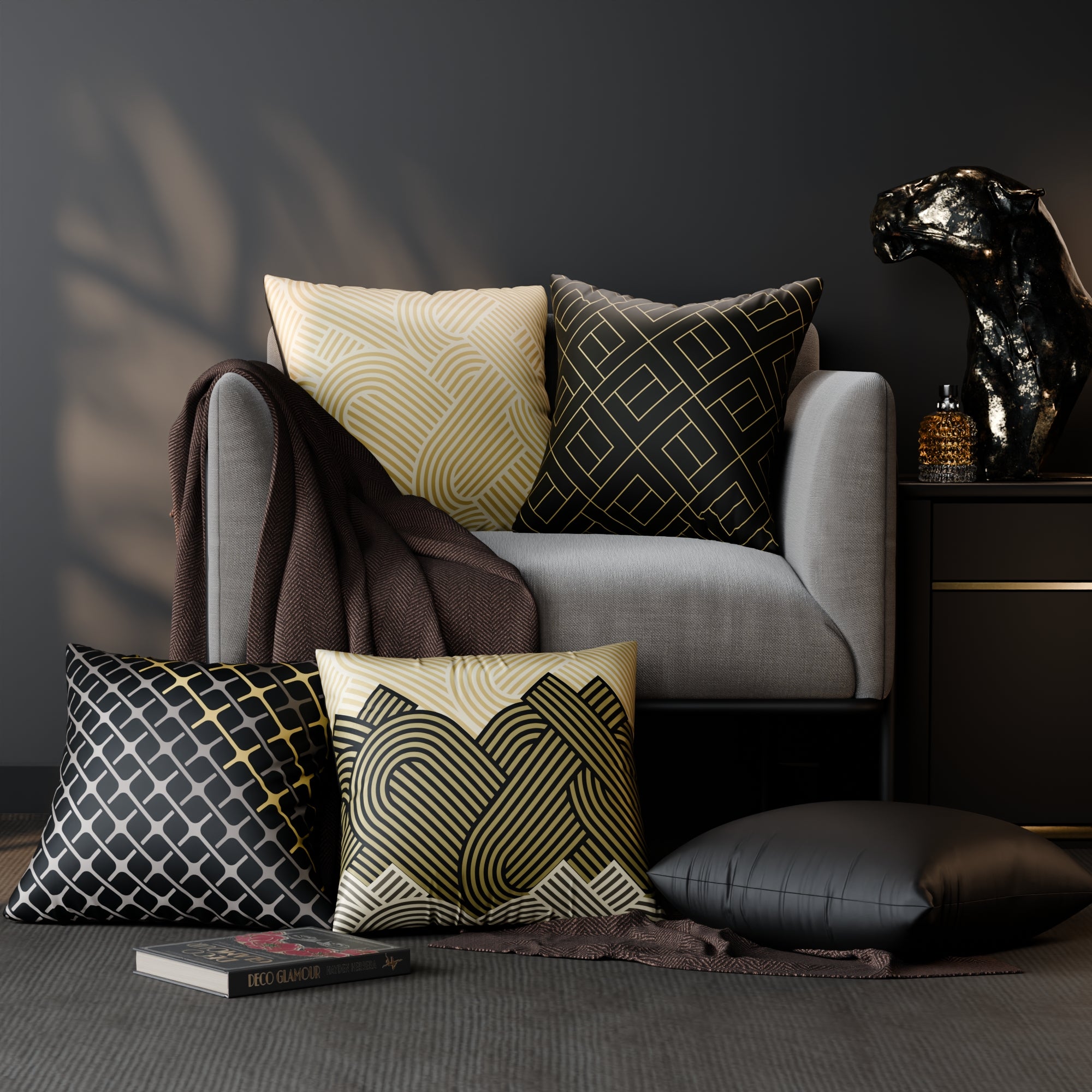 Anastasia’s Waltz Cushion Cover 5 Pc Set