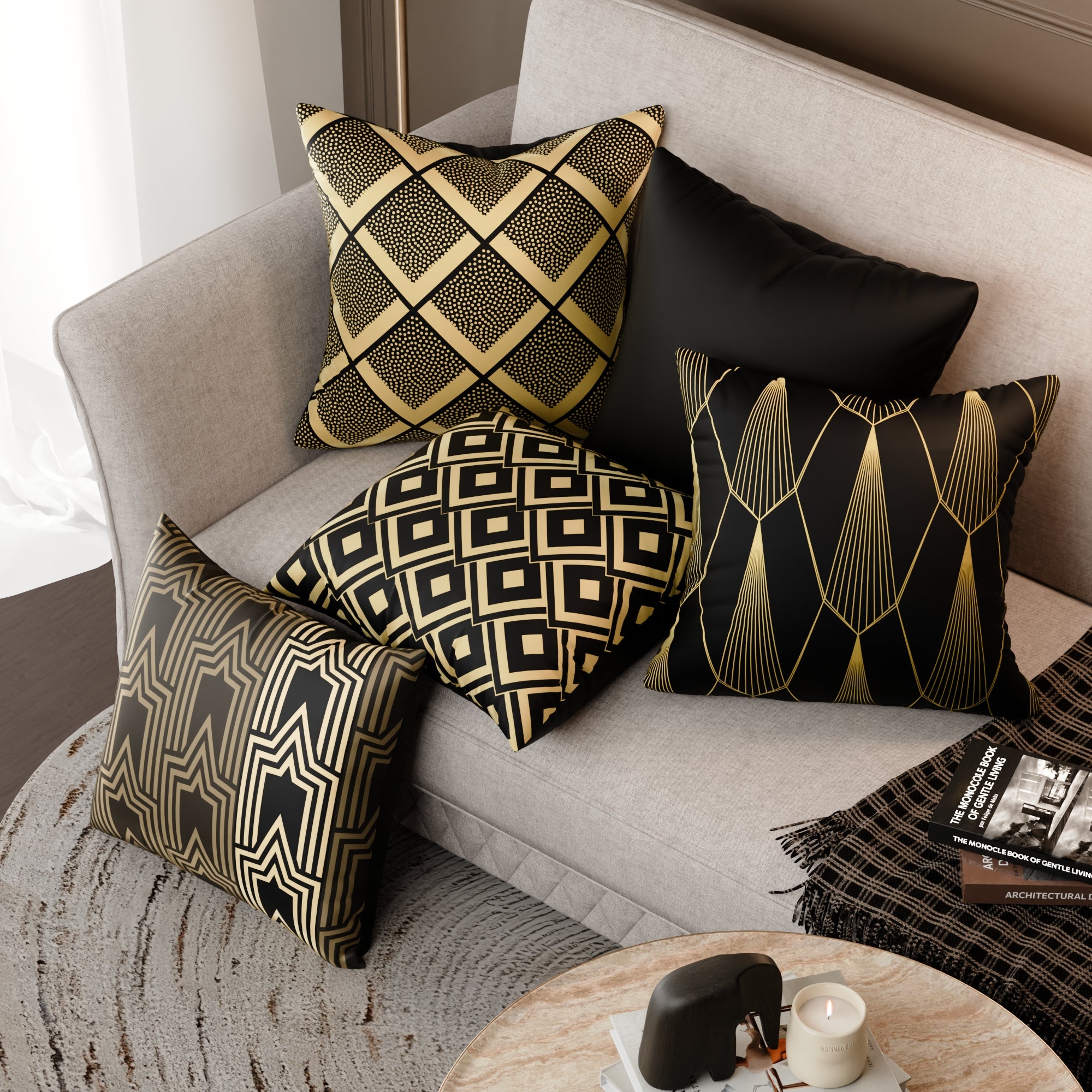 Charlotte’s Empire Cushion Cover 5 Pc Set