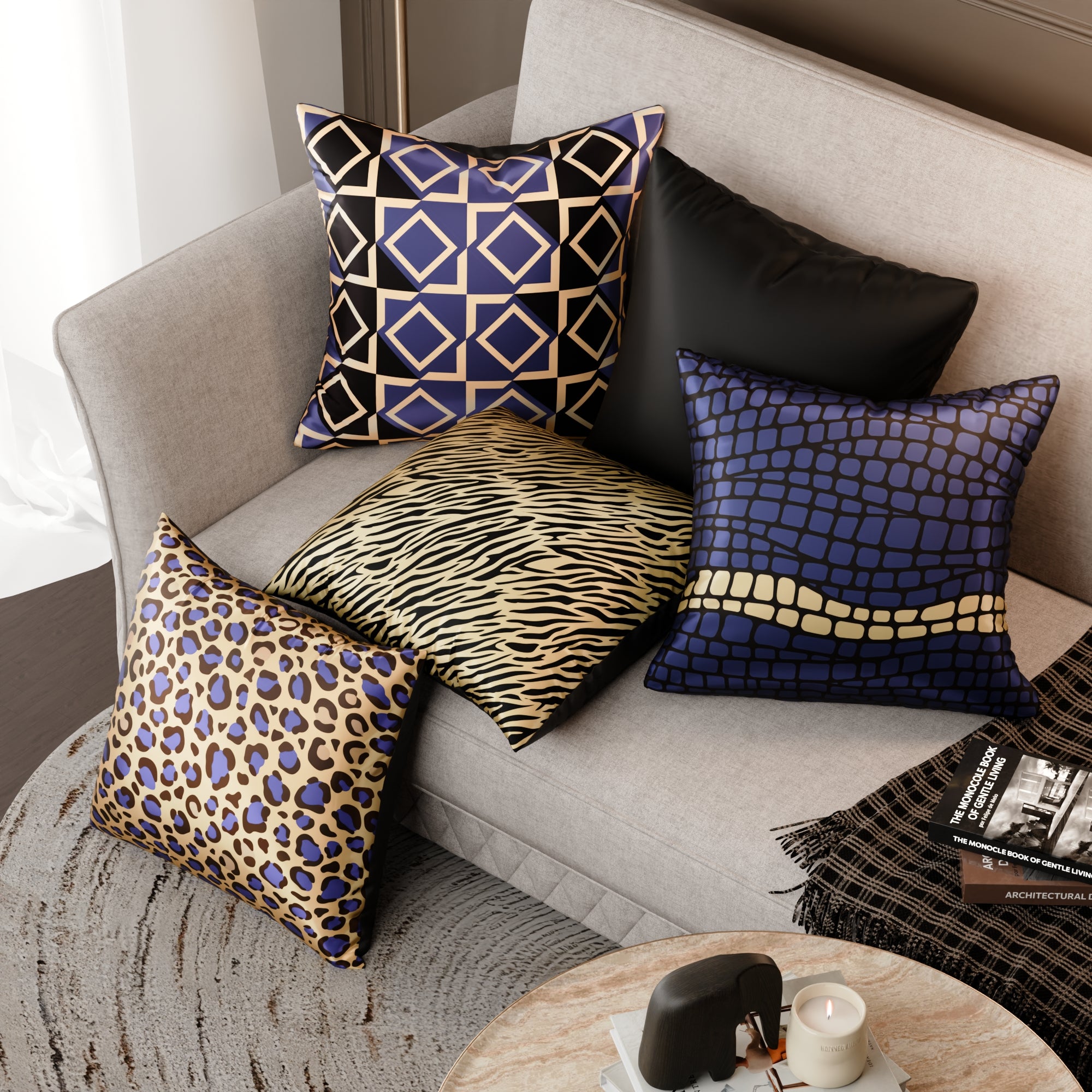 Charlotte’s Muse Cushion Cover 5 Pc Set