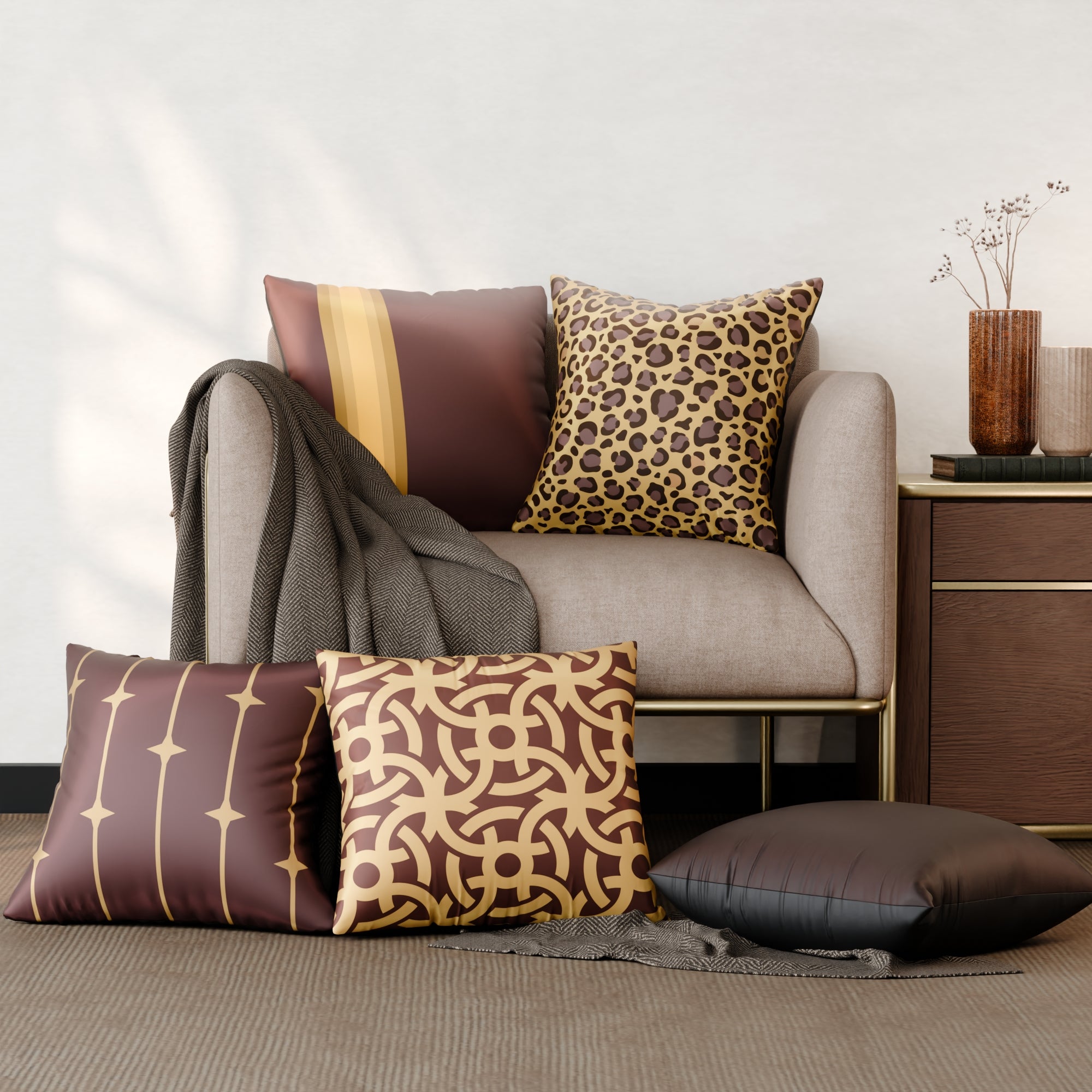 Charlotte’s Relic Cushion Cover 5 Pc Set
