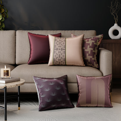 Cordelia’s Curtsey Cushion Cover 5 Pc Set