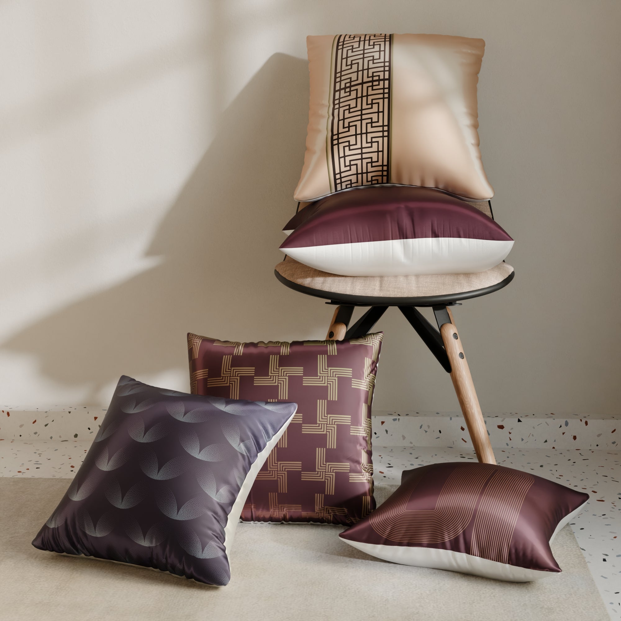 Cordelia’s Curtsey Cushion Cover 5 Pc Set