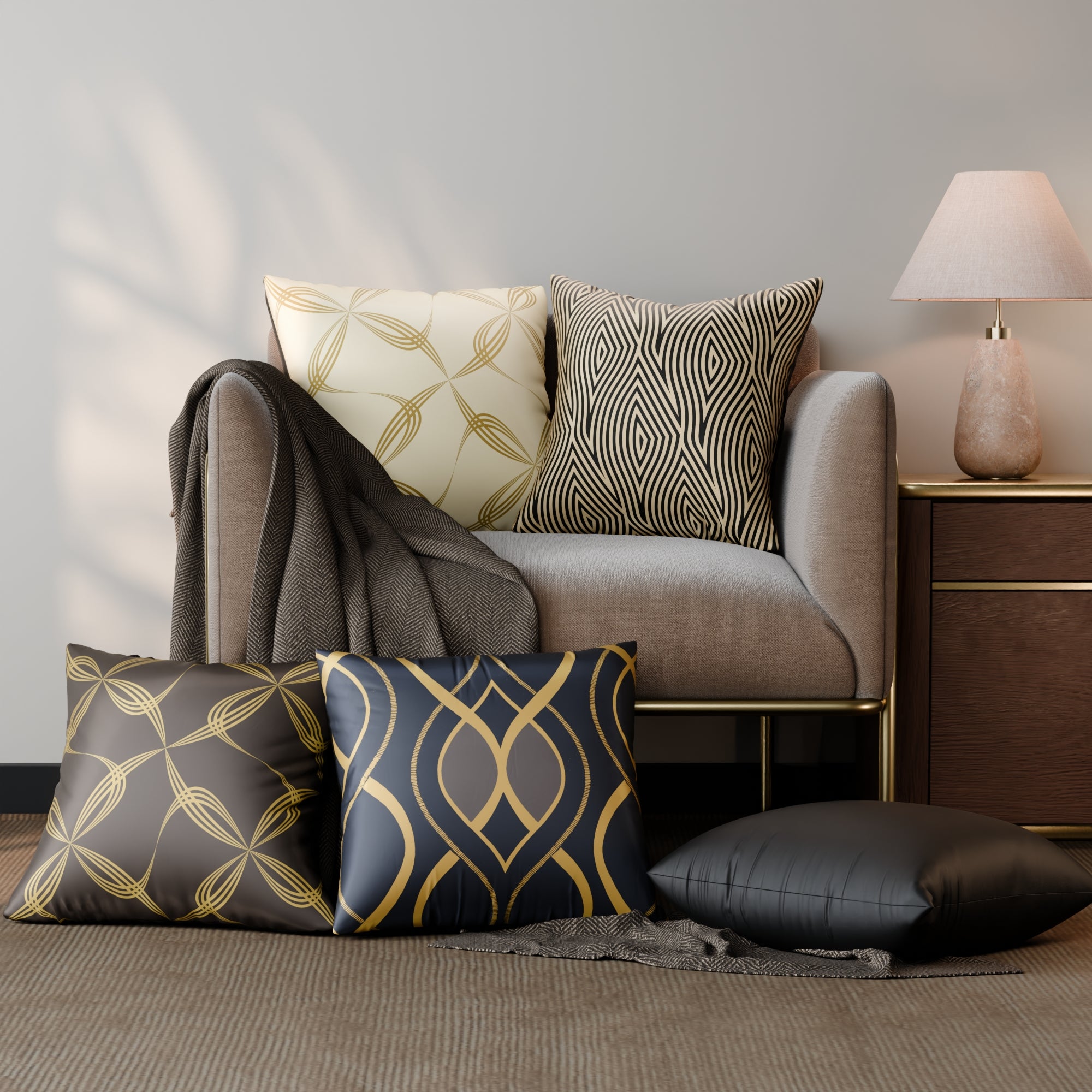 Cordelia’s Embrace Cushion Cover 5 Pc Set