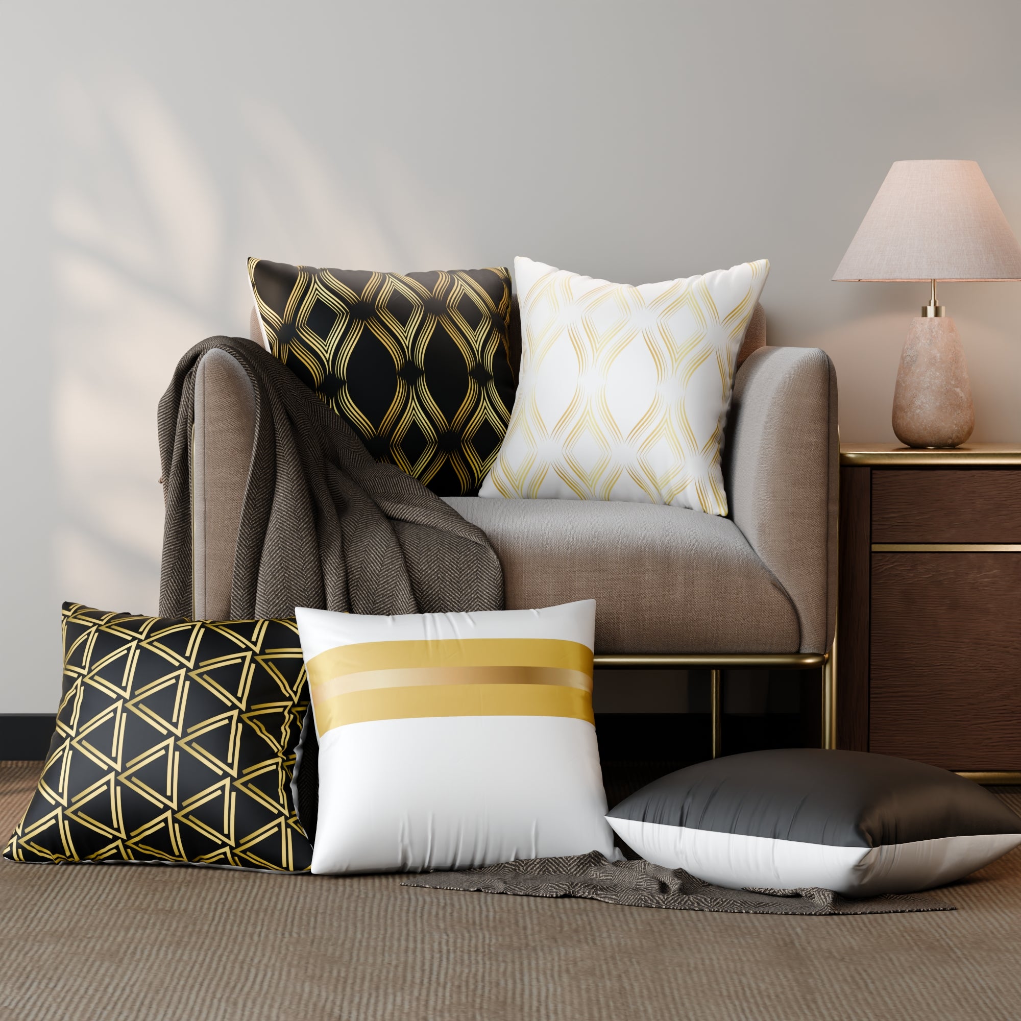 Cordelia’s Pride Cushion Cover 5 Pc Set