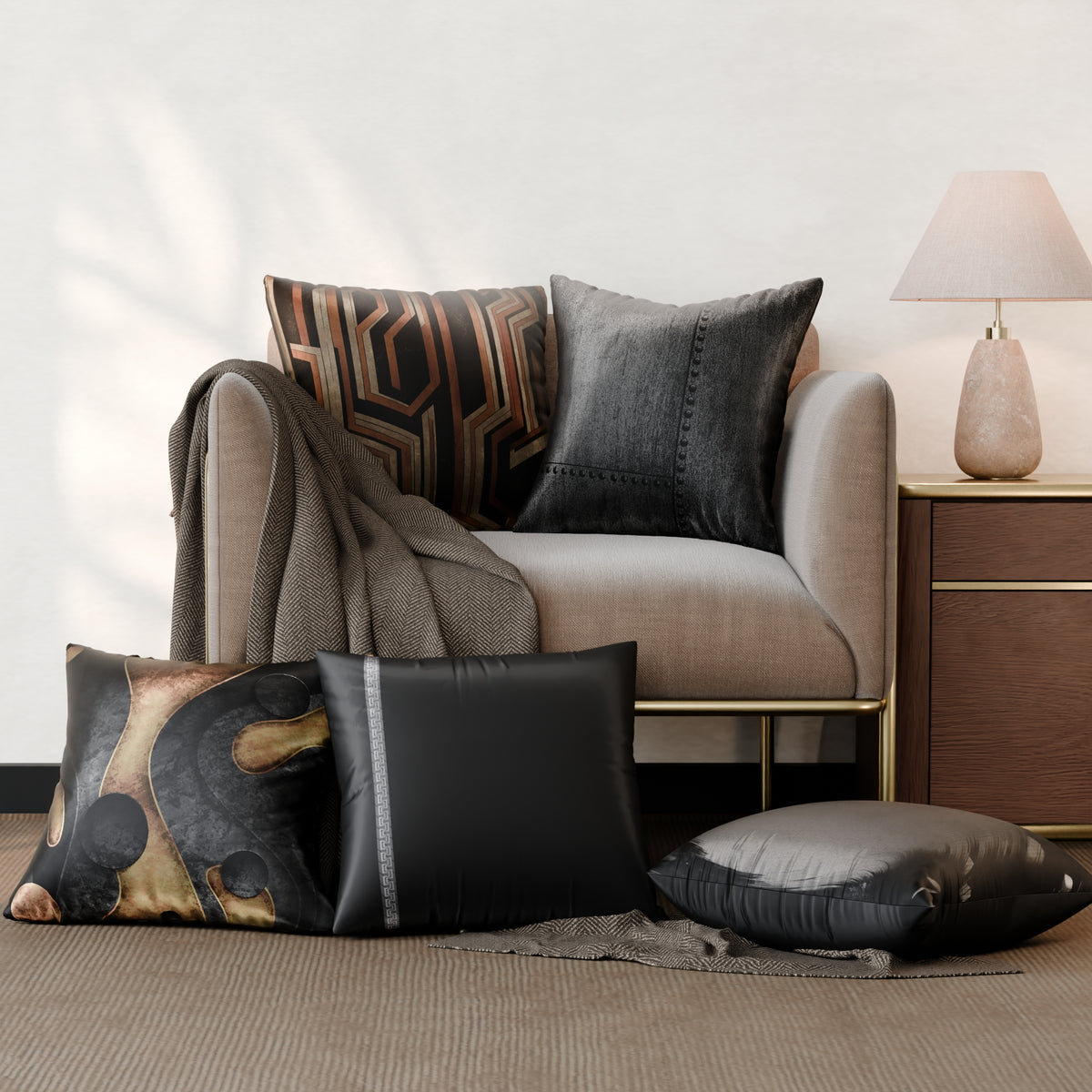 Cordelia’s Serenity Cushion Cover 5 Pc Set