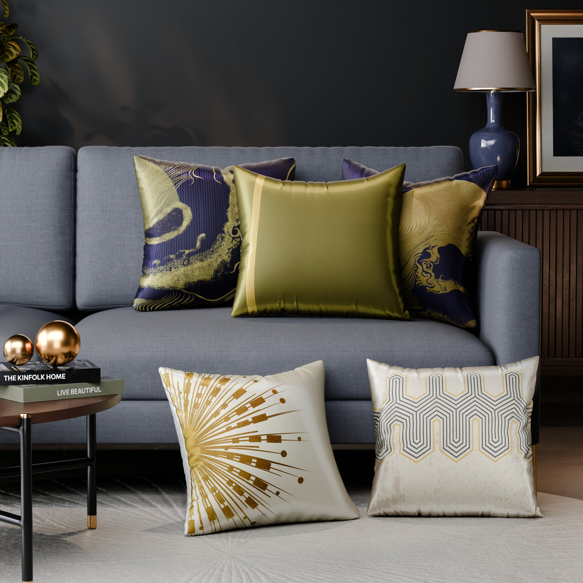 Ophelia’s Fantasia Cushion Cover 5 Pc Set
