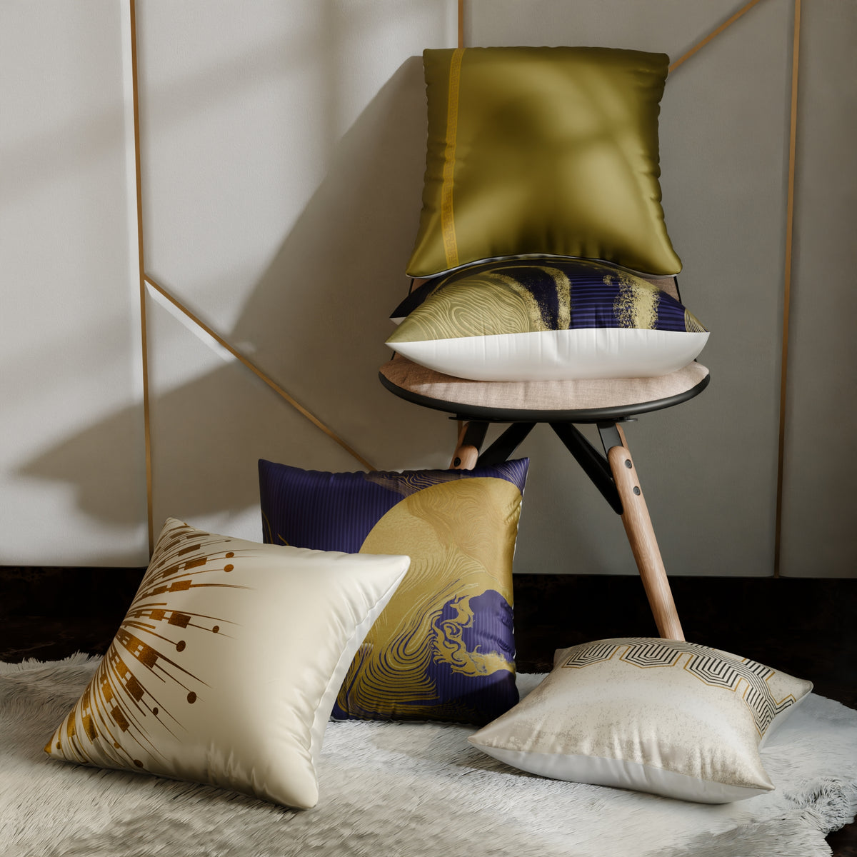 Ophelia’s Fantasia Cushion Cover 5 Pc Set