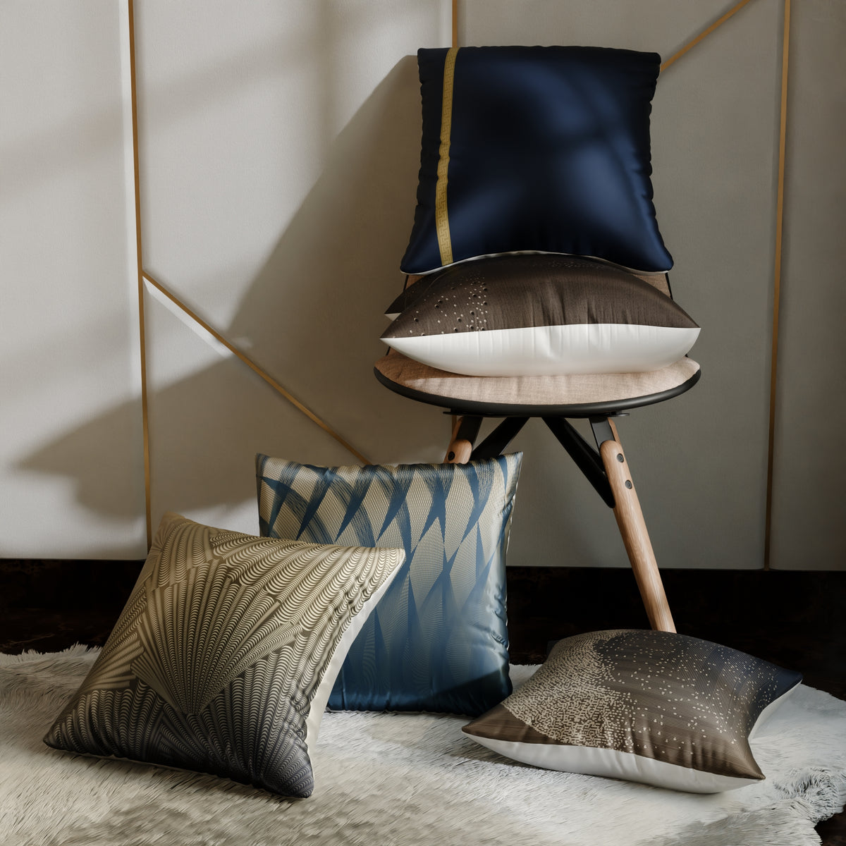 Ophelia’s Illusion Cushion Cover 5 Pc Set