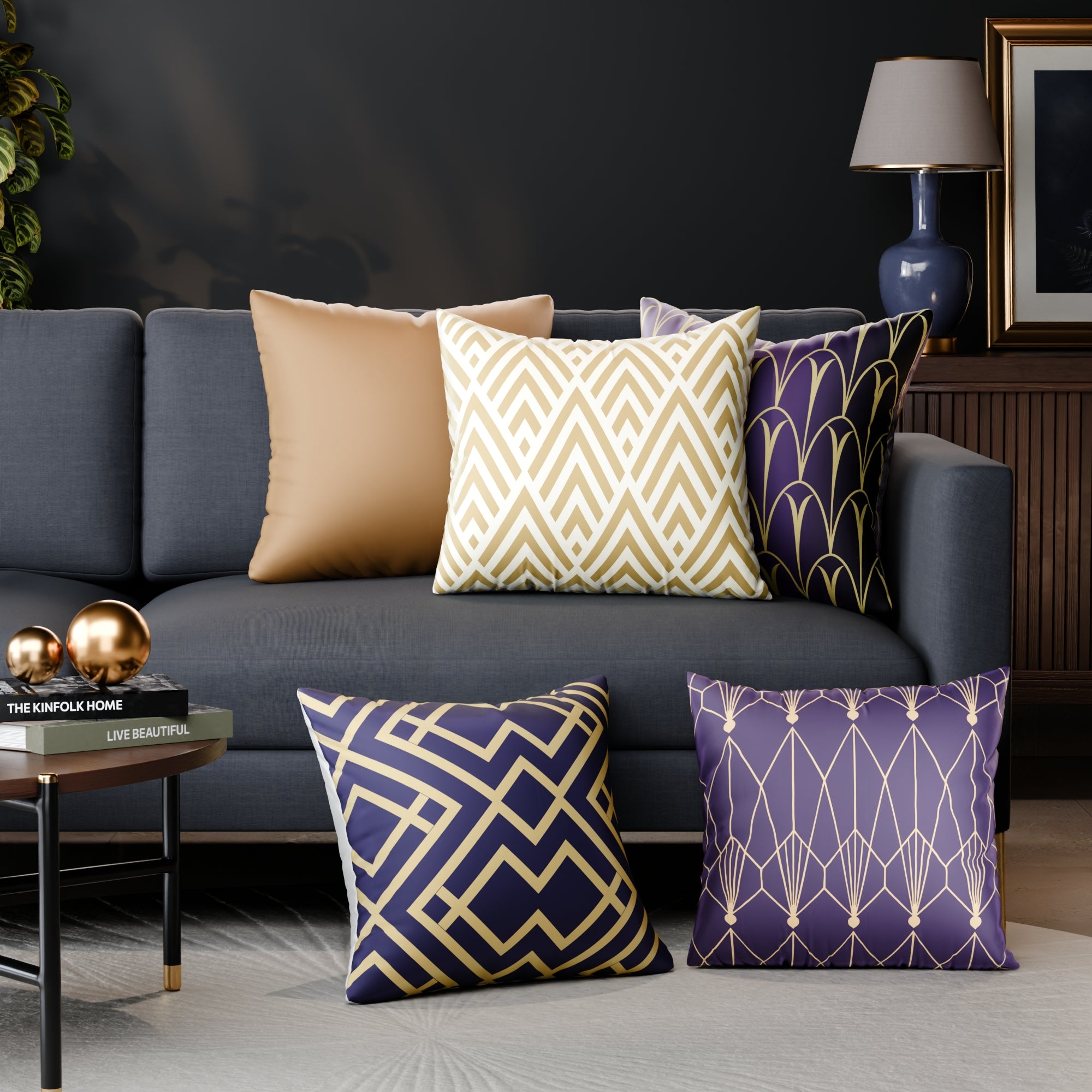 Ophelia’s Reverie Cushion Cover 5 Pc Set