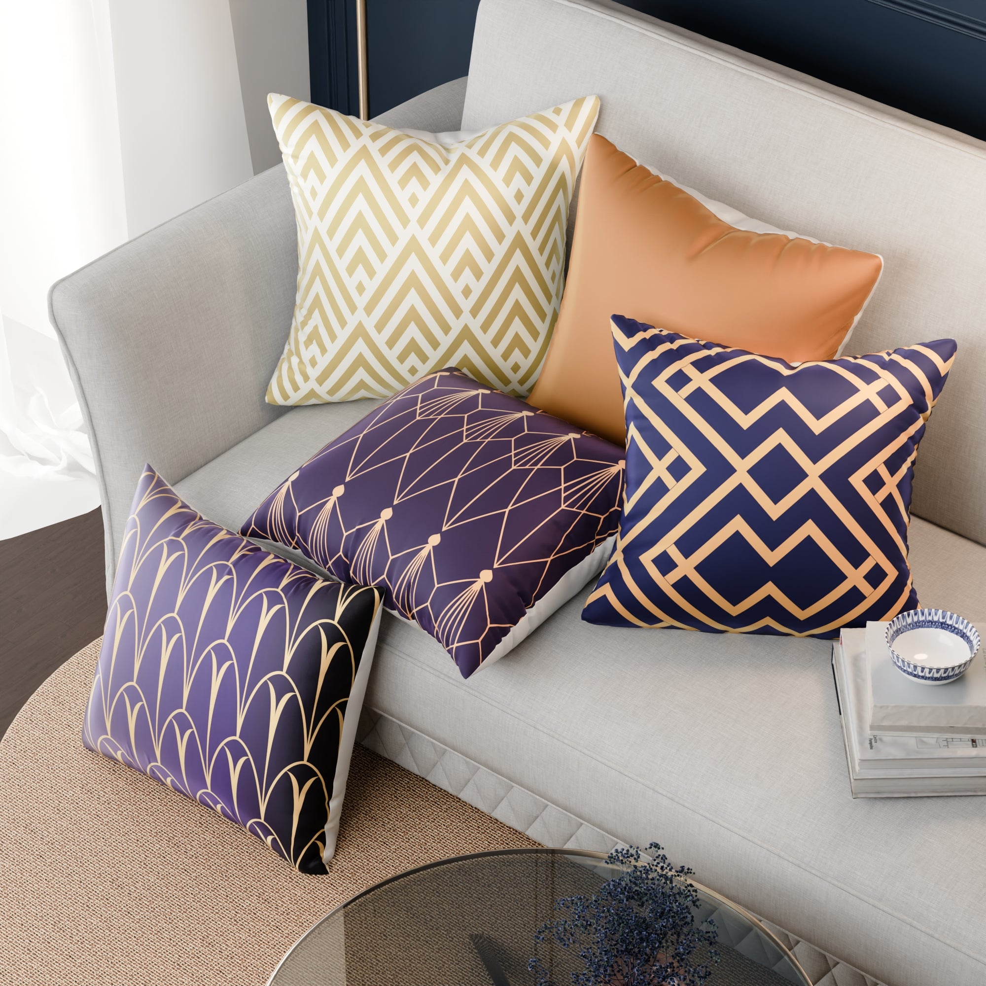 Ophelia’s Reverie Cushion Cover 5 Pc Set