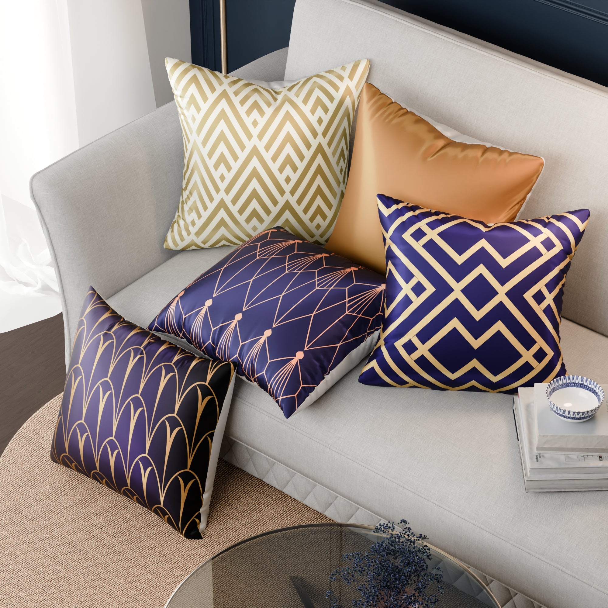 Ophelia’s Reverie Cushion Cover 5 Pc Set
