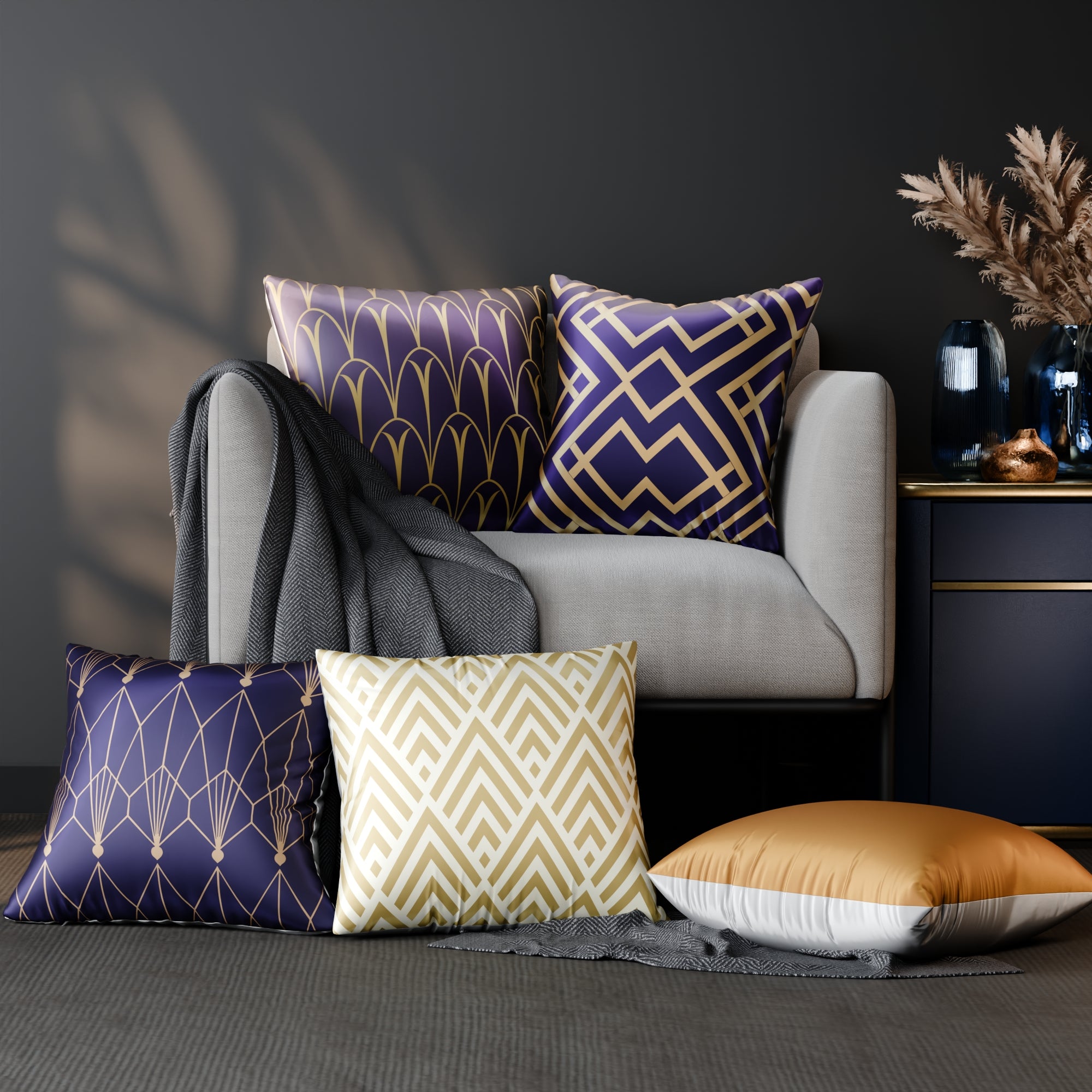 Ophelia’s Reverie Cushion Cover 5 Pc Set